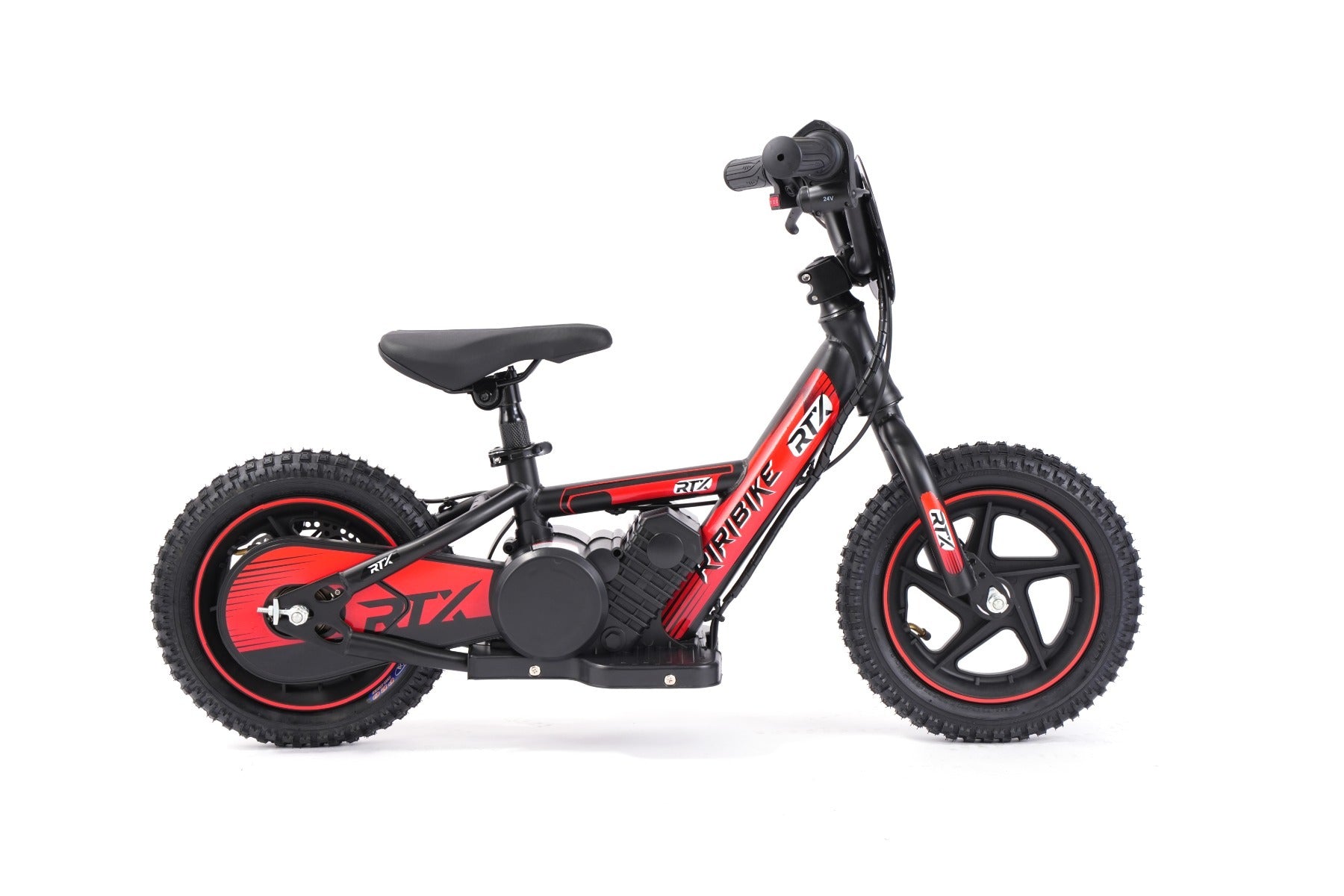 RIRIBIKE RTX3 12" 24V – Draisienne électrique enfant | Rouge