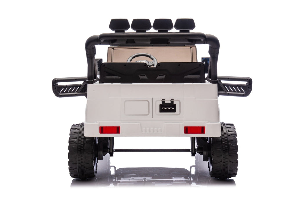 Toyota FJ Cruiser 24V – Voiture électrique enfant 2 places | Blanc
