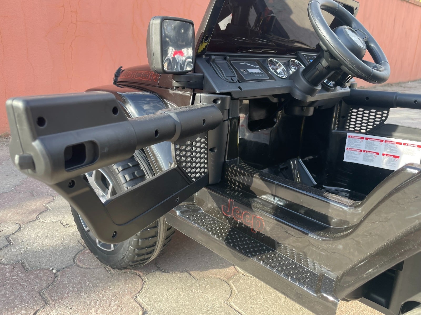 JEEP Wrangler 12V – Voiture électrique enfant 2 places | Blanc
