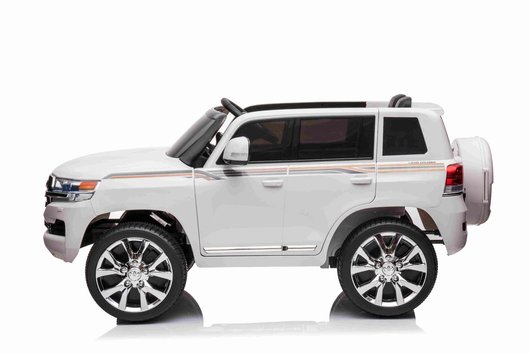 Toyota Land Cruiser 12V – Voiture électrique enfant | Blanc