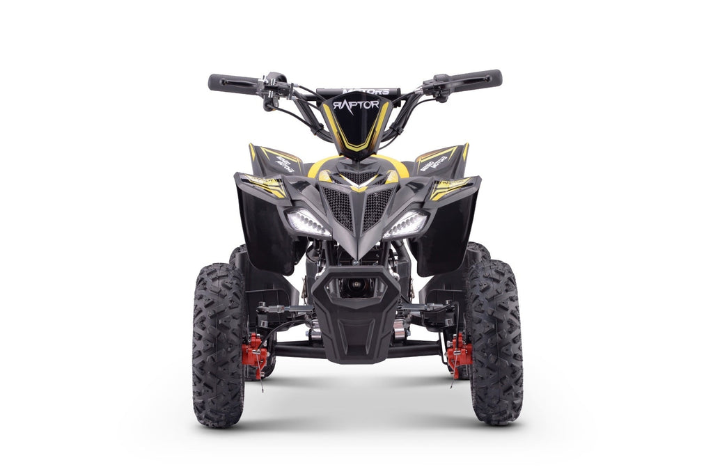 Raptor 800 W – Elektrische kinderquad | Geel