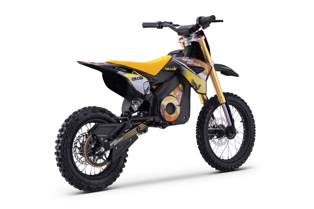 Falcon 1600 W – Moto électrique enfant | Jaune