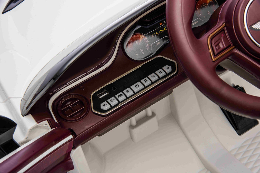 Bentley Bacalar 12V – Voiture électrique enfant | Blanc