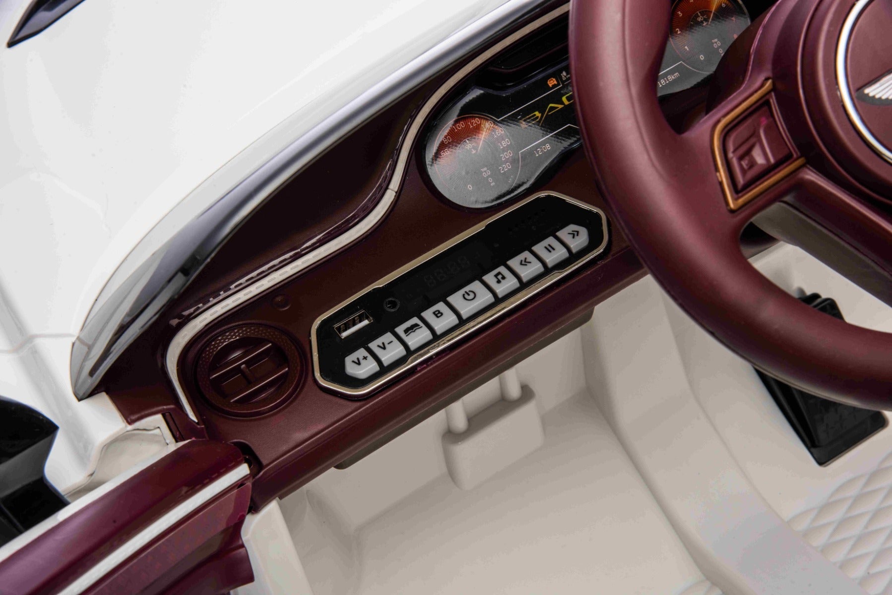Bentley Bacalar 12V – Voiture électrique enfant | Blanc