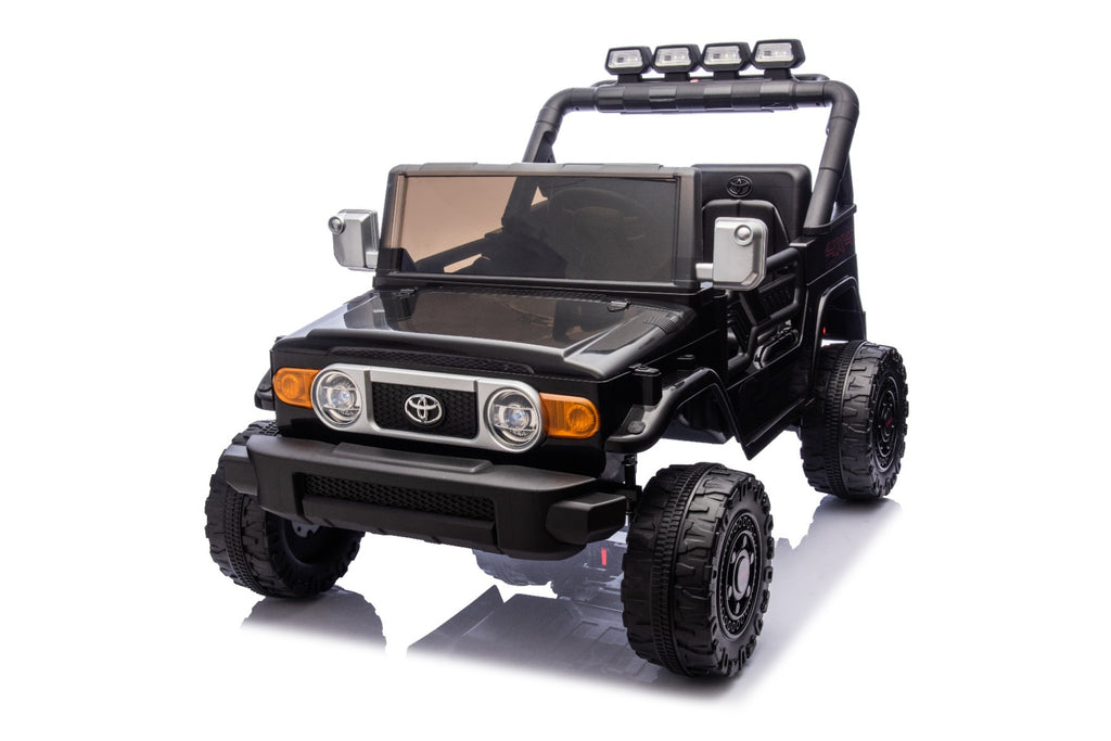 Toyota FJ Cruiser 24V – Voiture électrique enfant 2 places | Noir