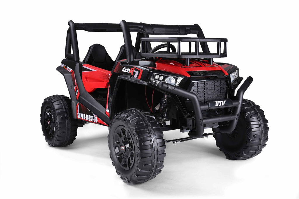 UTV 24V – Buggy électrique enfant 2 places | Rouge