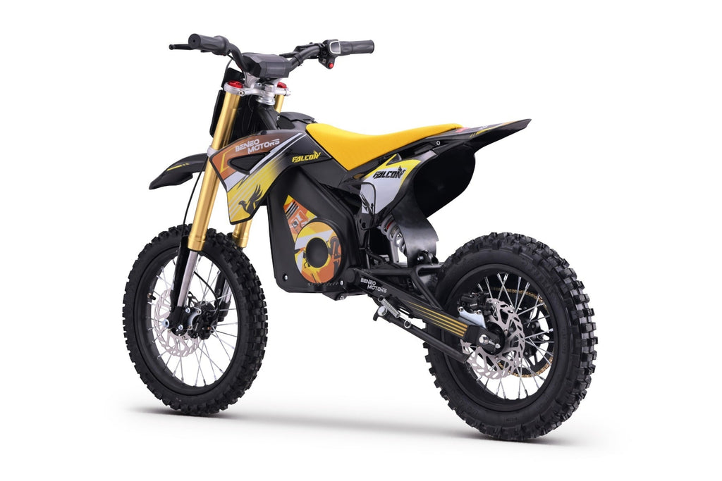 Falcon 1600 W – Moto électrique enfant | Jaune