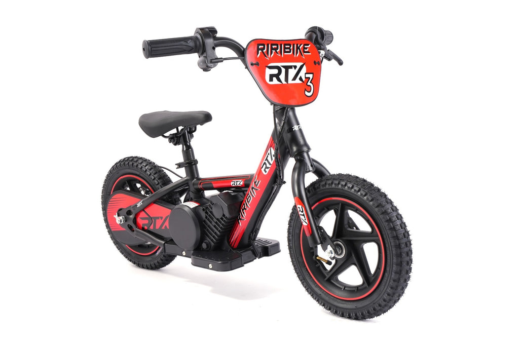 RIRIBIKE RTX3 12" 24V – Elektrische loopfiets voor kinderen | Rood