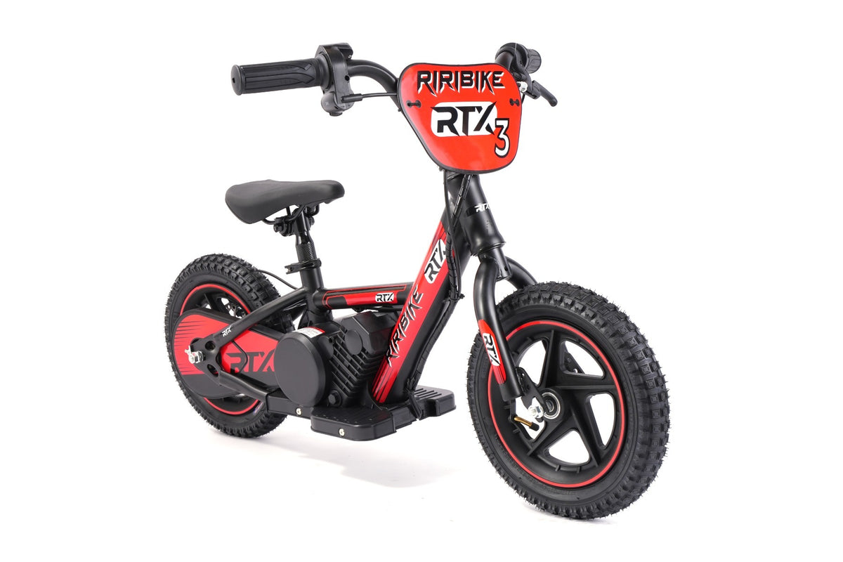 RIRIBIKE RTX3 12" 24V – Draisienne électrique enfant | Rouge