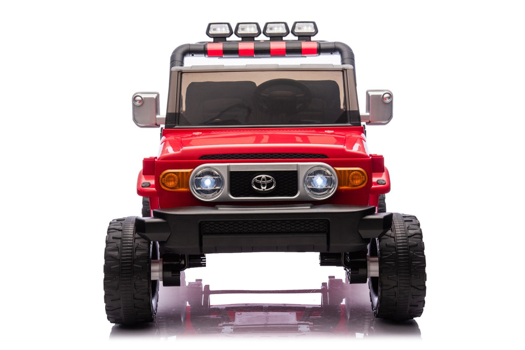 Toyota FJ Cruiser 24V – Voiture électrique enfant 2 places | Rouge