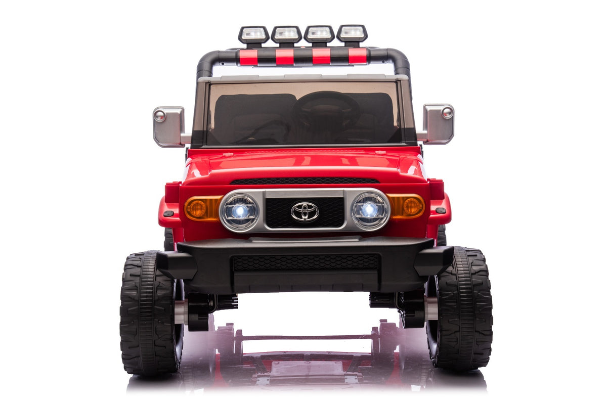 Toyota FJ Cruiser 24V – Voiture électrique enfant 2 places | Rouge
