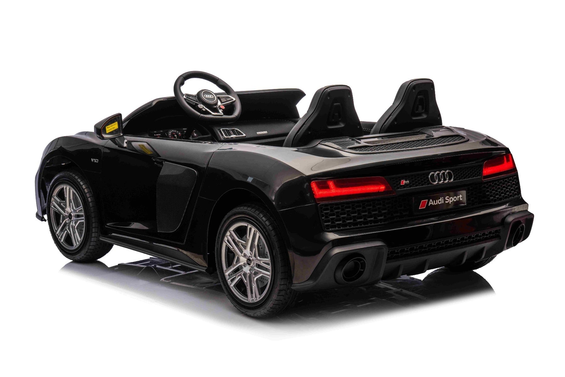 Audi R8 Spyder 24V – Voiture électrique enfant 2 places | Noir