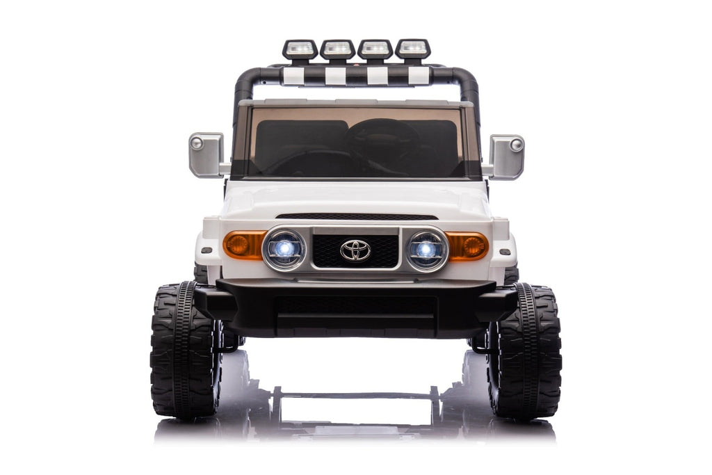 Toyota FJ Cruiser 24V – Voiture électrique enfant 2 places | Blanc
