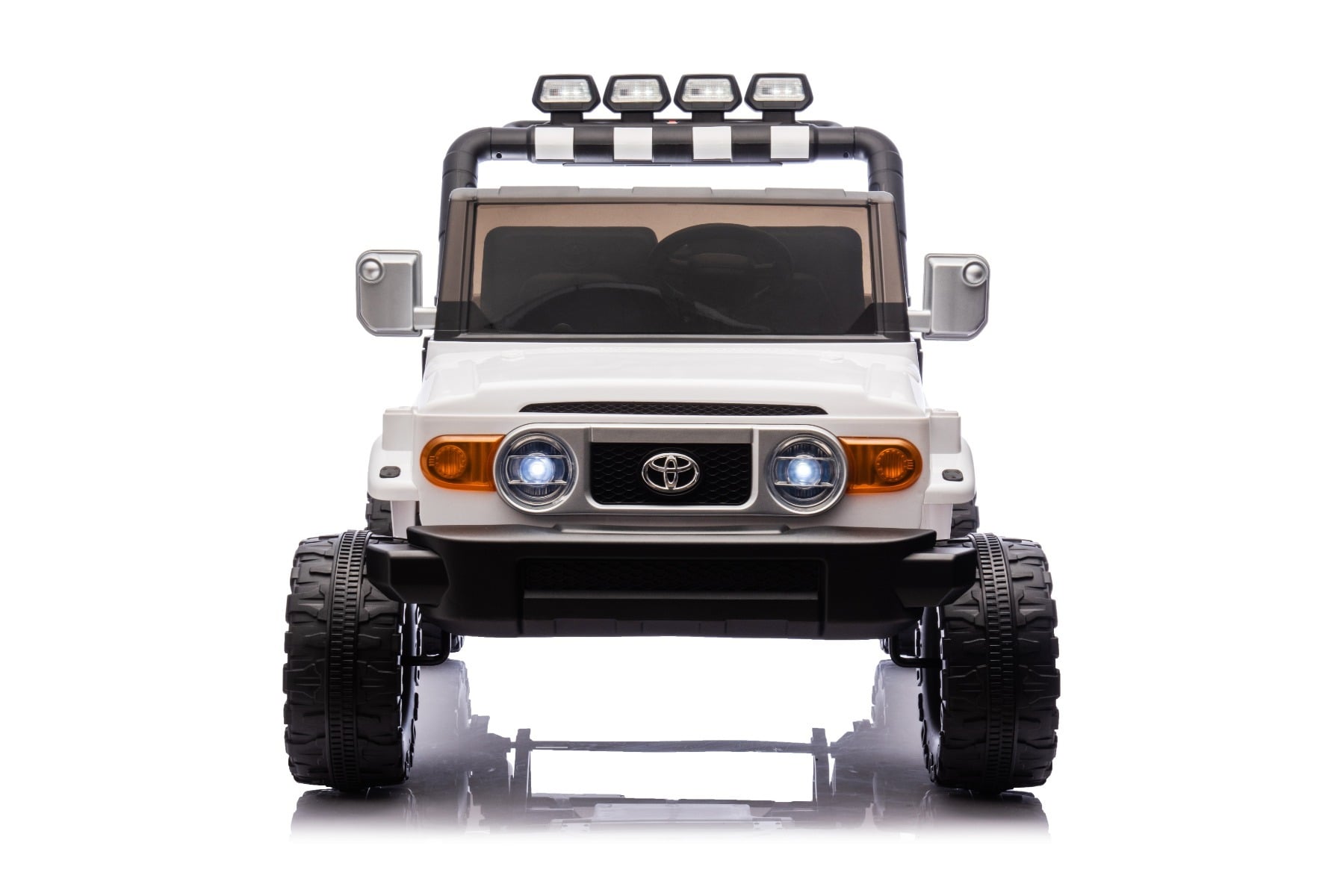 Toyota FJ Cruiser 24V – Voiture électrique enfant 2 places | Blanc