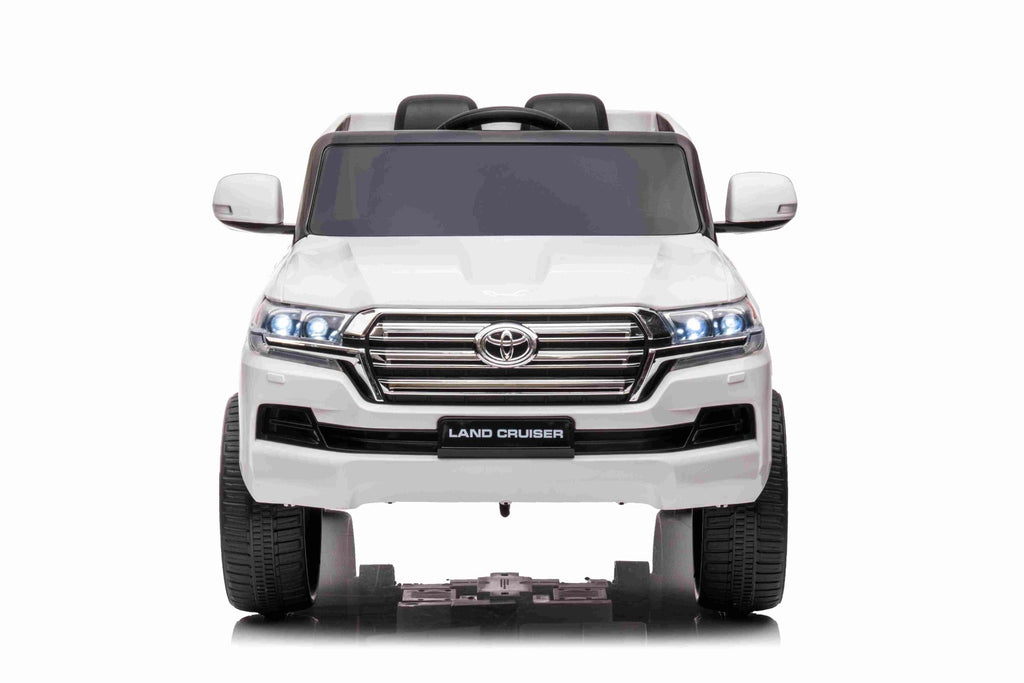 Toyota Land Cruiser 12V – Voiture électrique enfant | Blanc