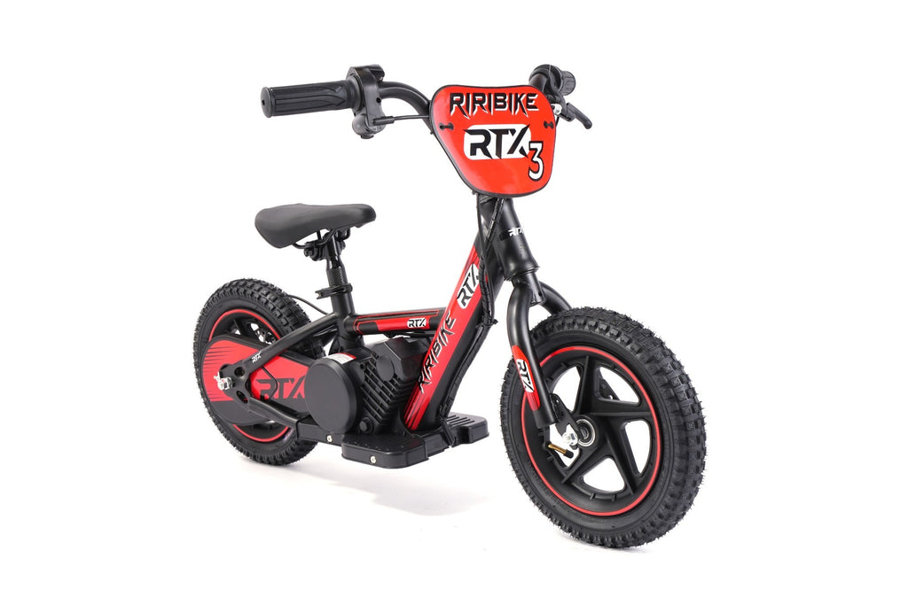 RIRIBIKE RTX3 12" 24V – Elektrische loopfiets voor kinderen | Rood