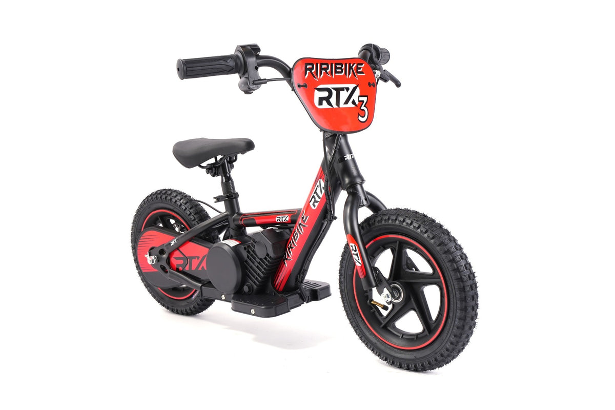 RIRIBIKE RTX3 12" 24V – Elektrische loopfiets voor kinderen | Rood