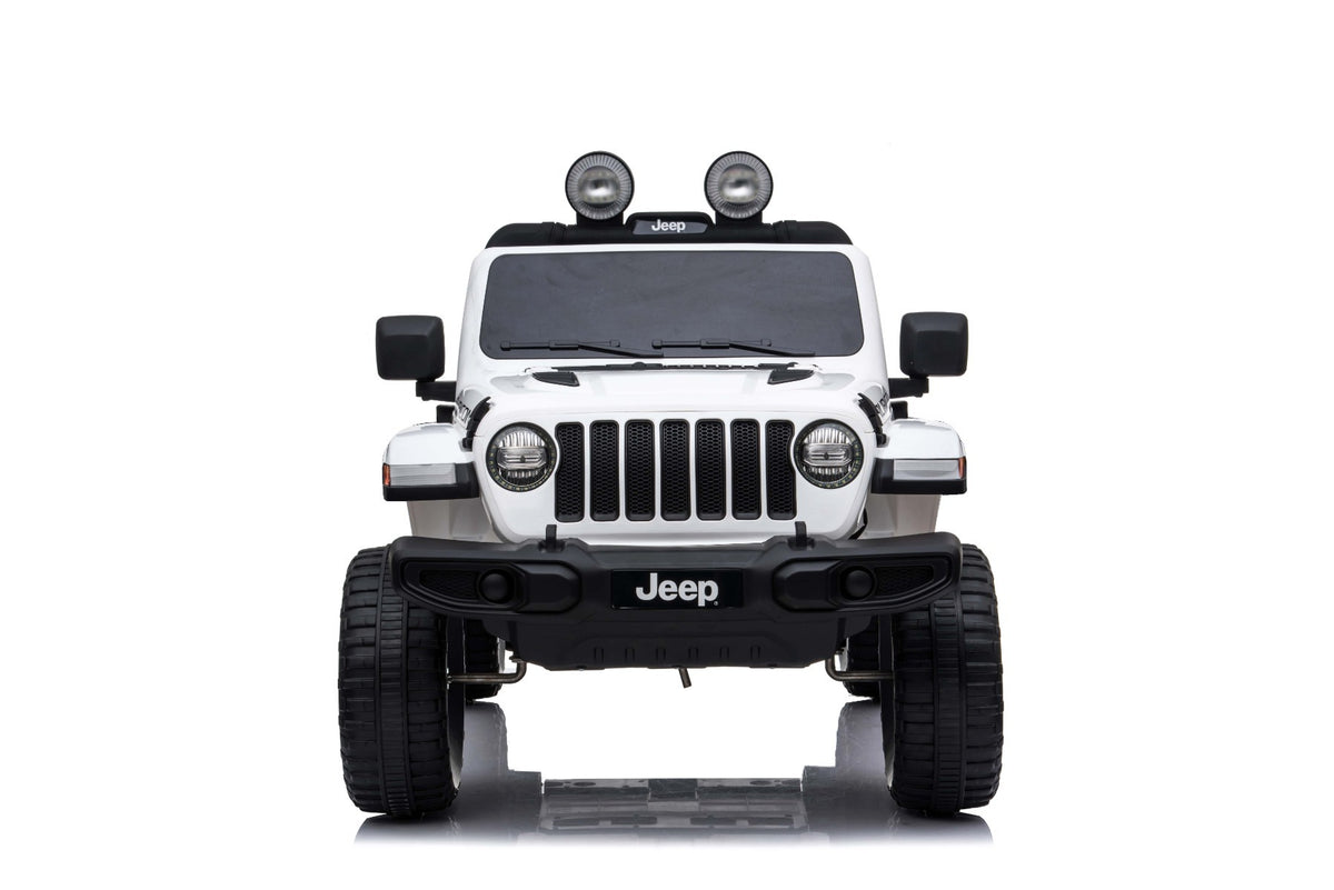 JEEP Wrangler 12V – Voiture électrique enfant 2 places | Blanc