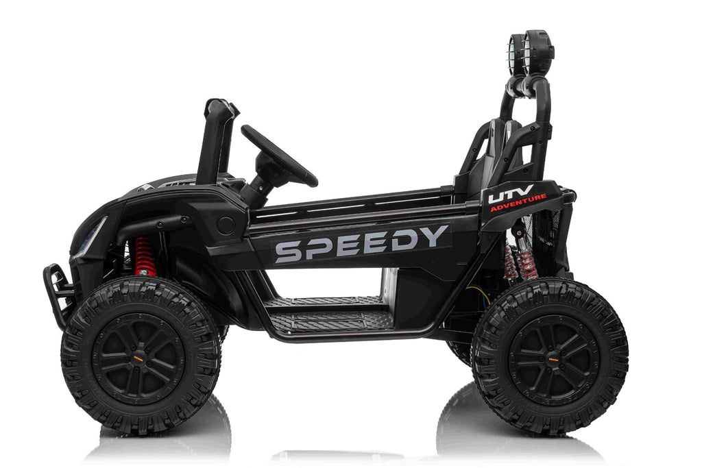 T-Rex Ride 24V – Voiture électrique enfant 2 places | Noir