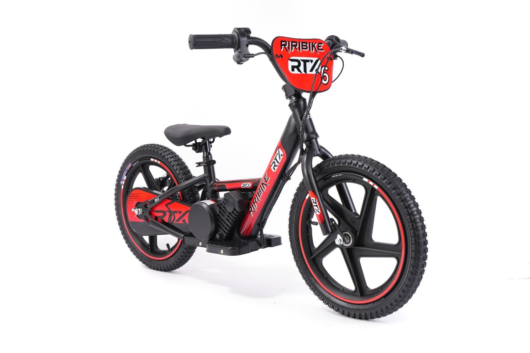 RIRIBIKE RTX6 16" 24V – Elektrische loopfiets voor kinderen | Rood