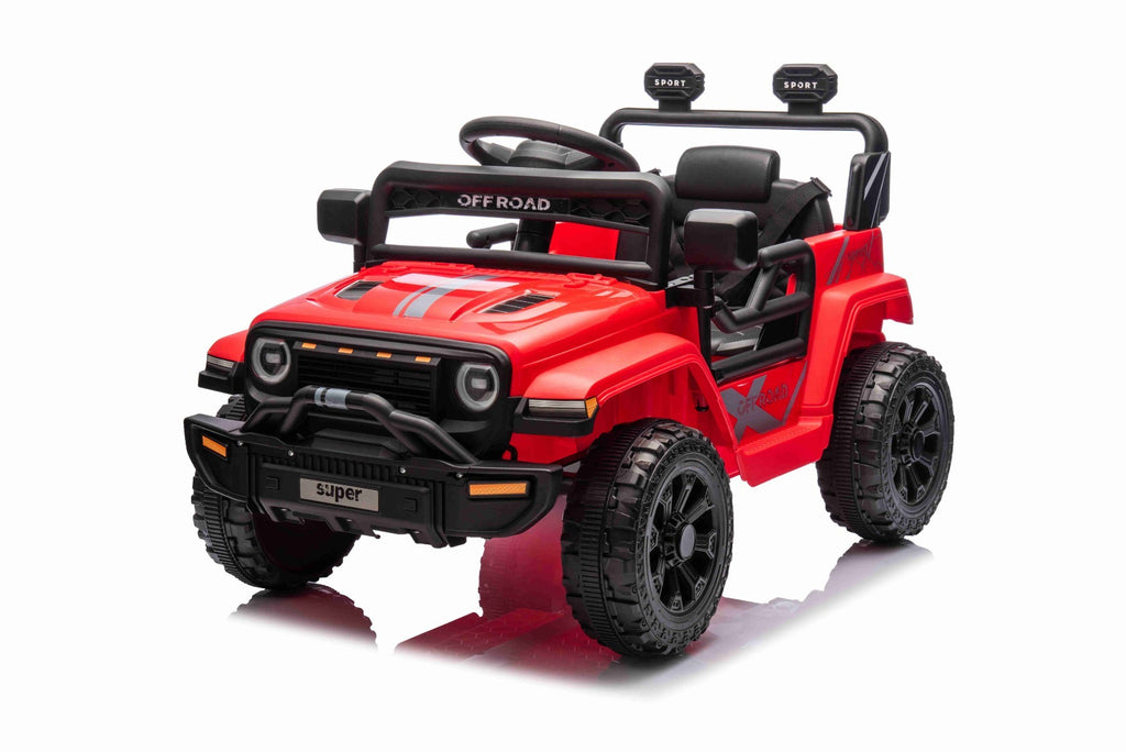 Offroad 12V – Voiture électrique enfant | Rouge