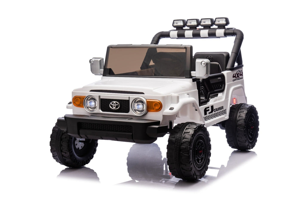 Toyota FJ Cruiser 24V – Voiture électrique enfant 2 places | Blanc