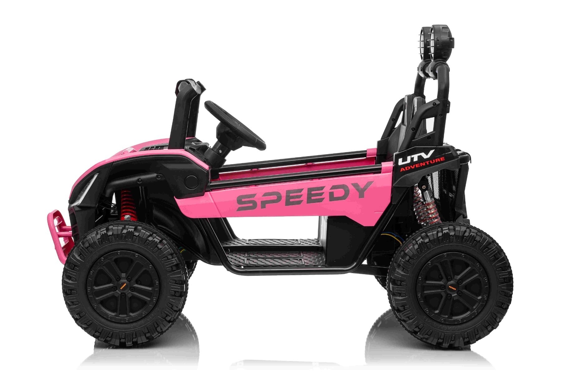 T-Rex Ride 24V – 2-zits elektrische kinderauto | Roze