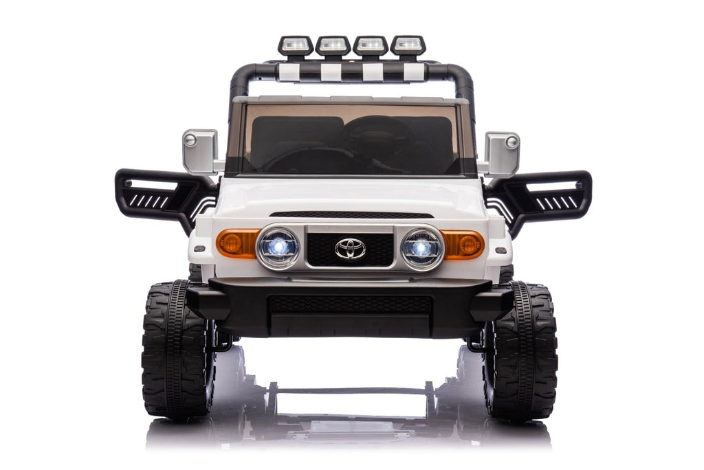 Toyota FJ Cruiser 24V – Voiture électrique enfant 2 places | Blanc