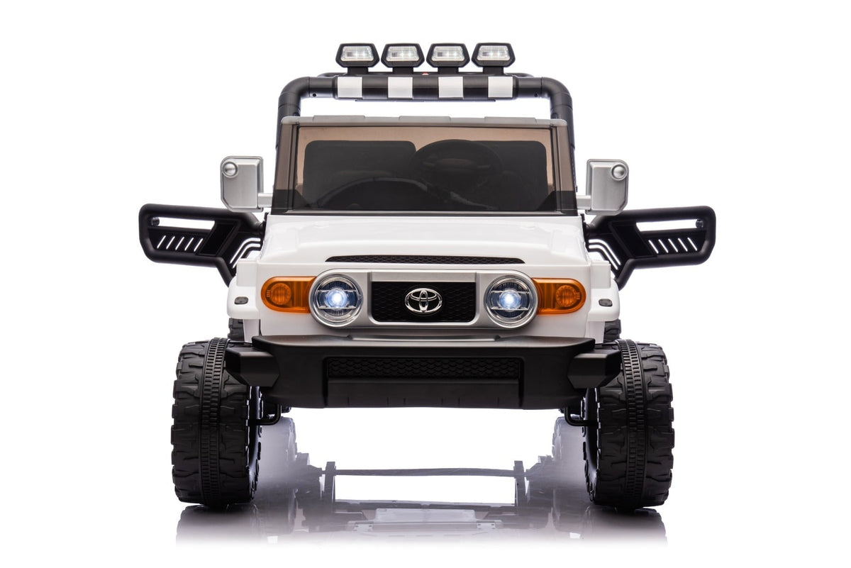 Toyota FJ Cruiser 24V – Voiture électrique enfant 2 places | Blanc