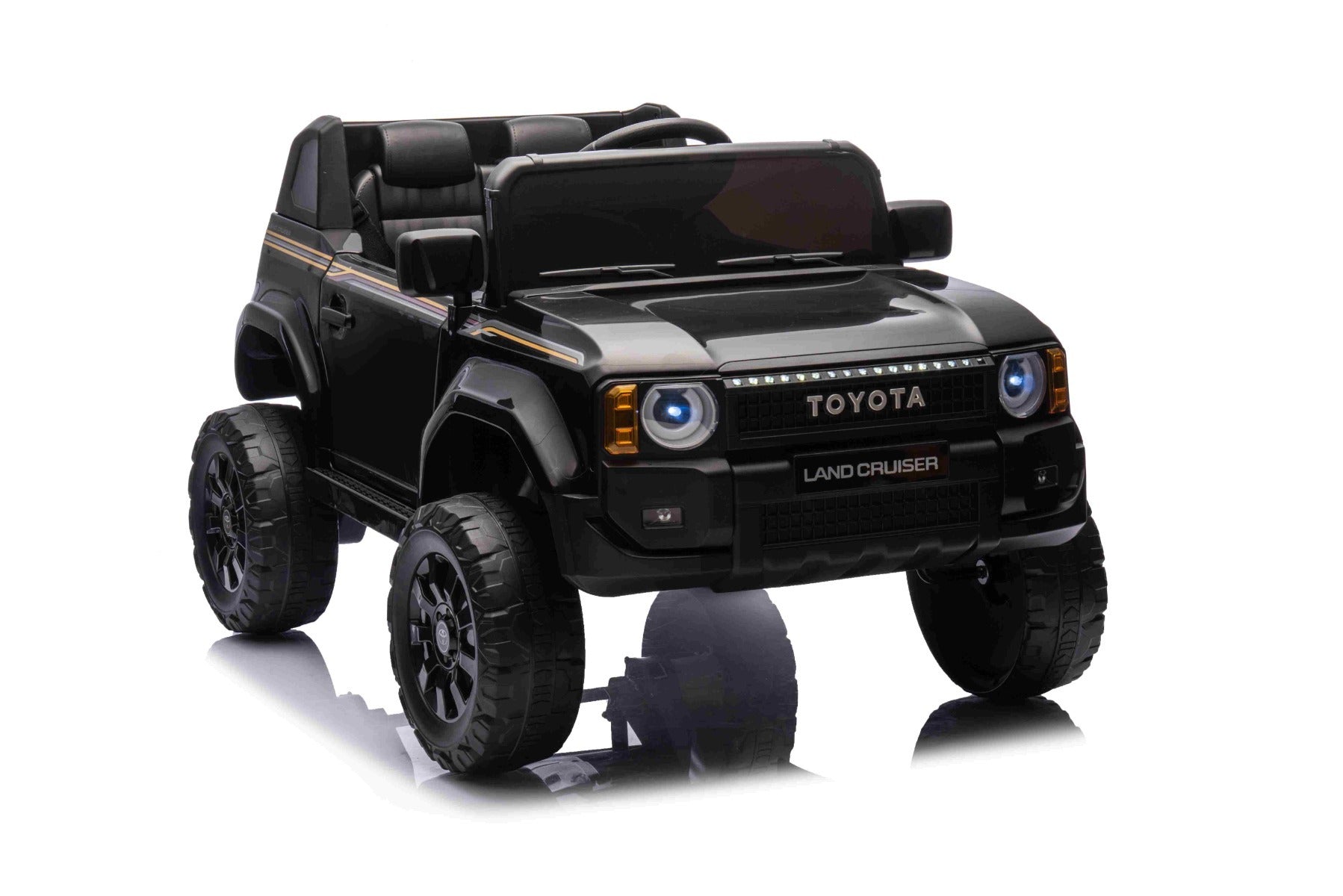 Toyota Land Cruiser 12V – Voiture électrique enfant | Noir