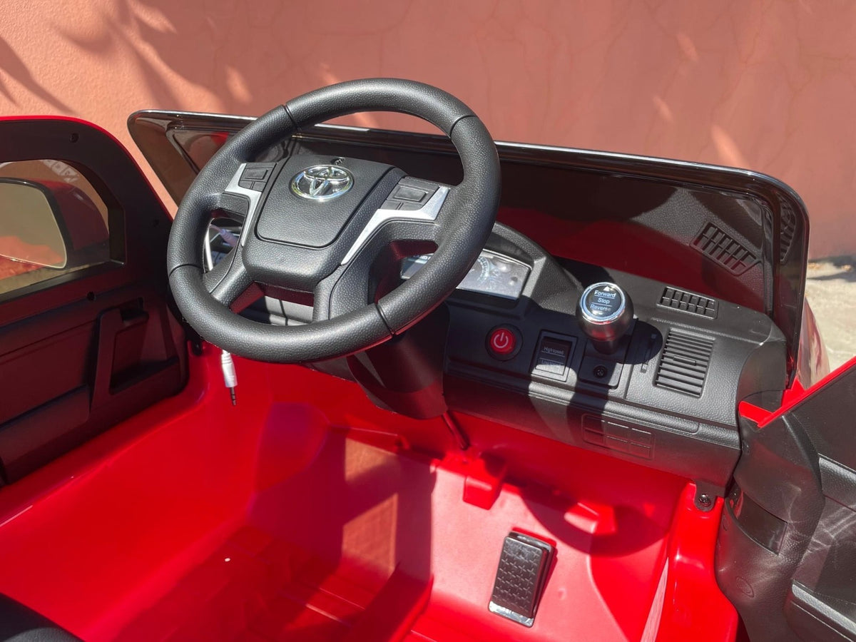 Toyota Land Cruiser 12V – Voiture électrique enfant | Blanc