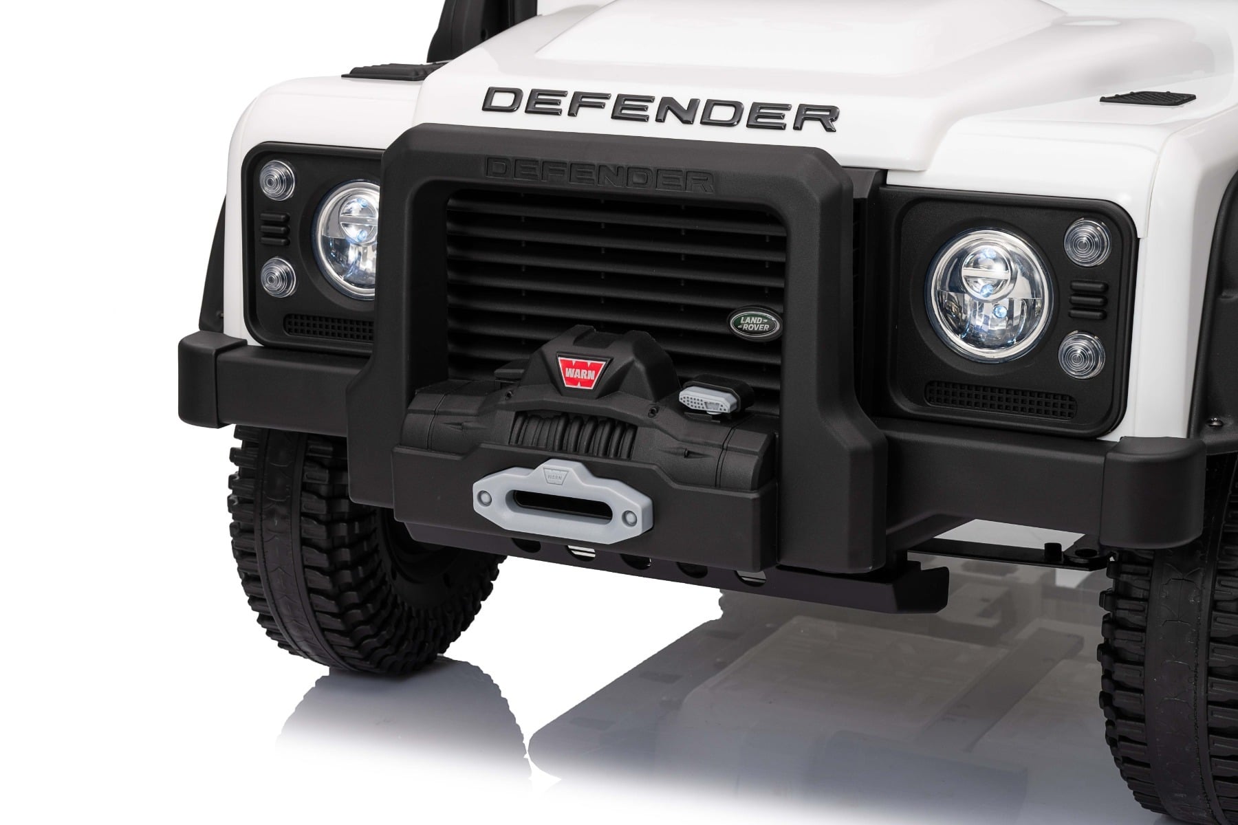 Land Rover Defender 110 SVX 12V – Voiture électrique enfant | Blanc