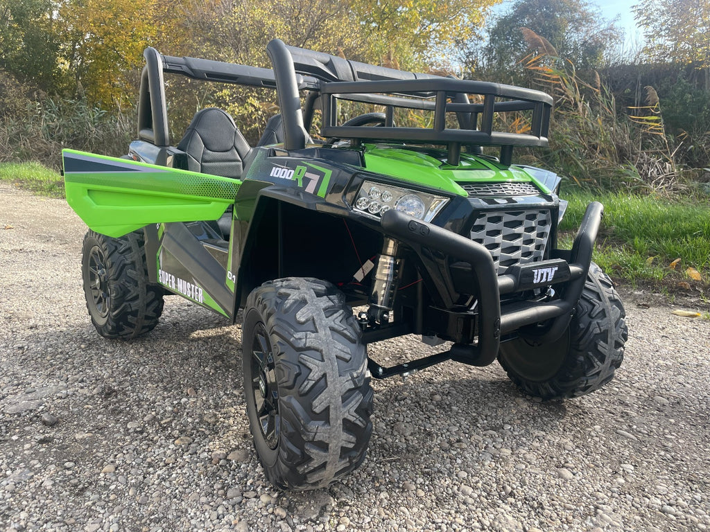UTV 24V – Buggy électrique enfant 2 places | Rouge