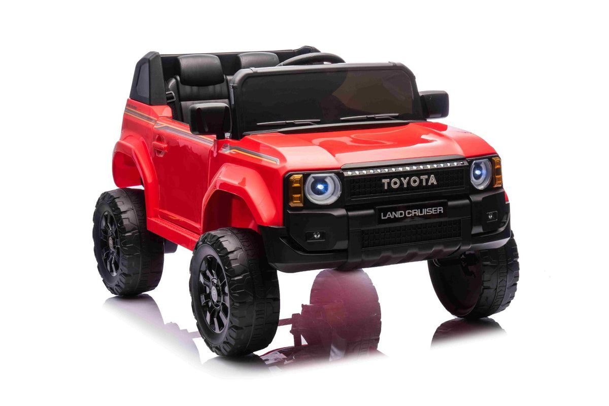 Toyota Land Cruiser 12V – Voiture électrique enfant | Rouge