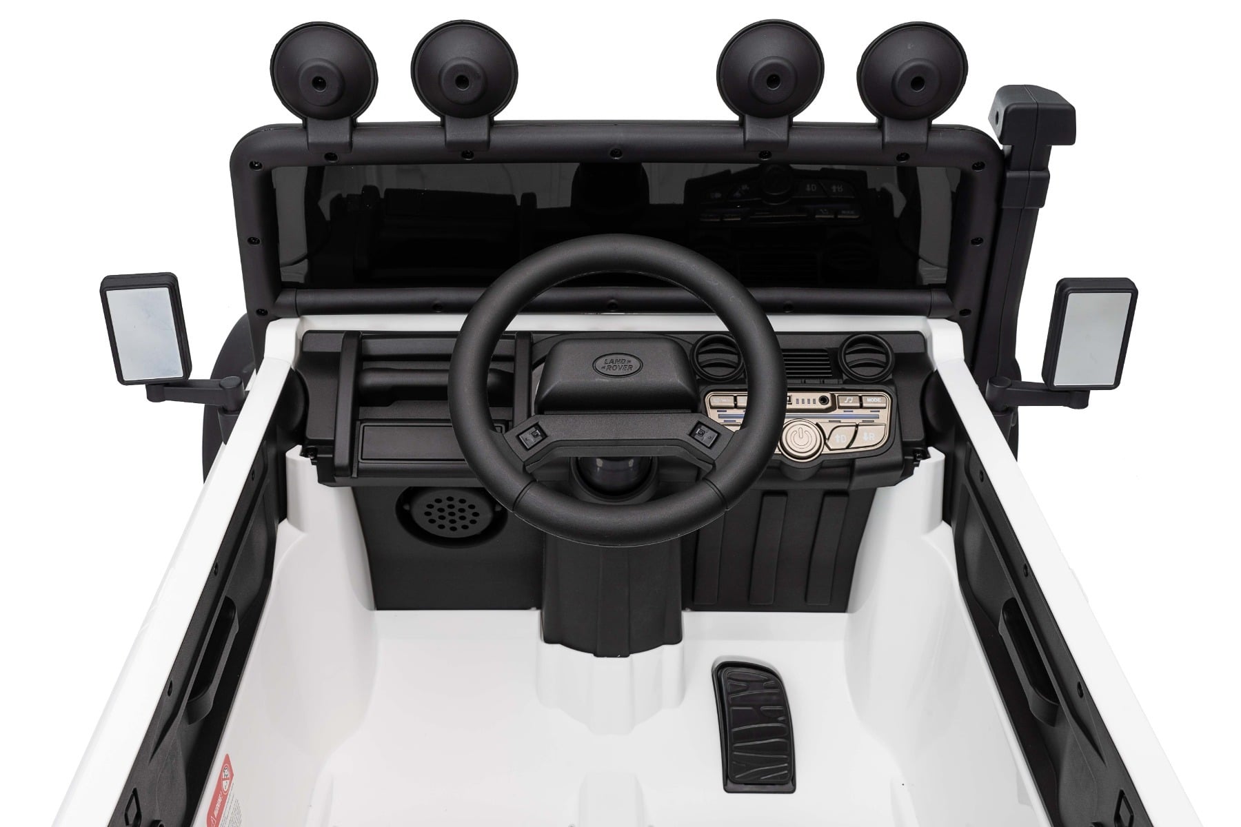 Land Rover Defender 110 SVX 12V – Voiture électrique enfant | Blanc