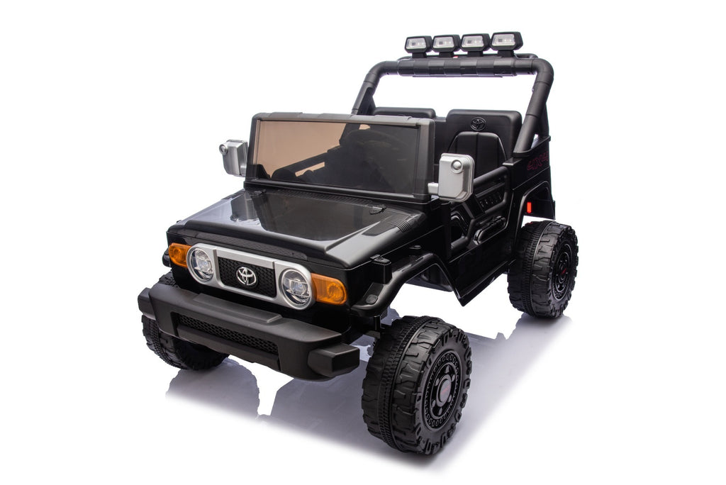 Toyota FJ Cruiser 24V – Voiture électrique enfant 2 places | Noir