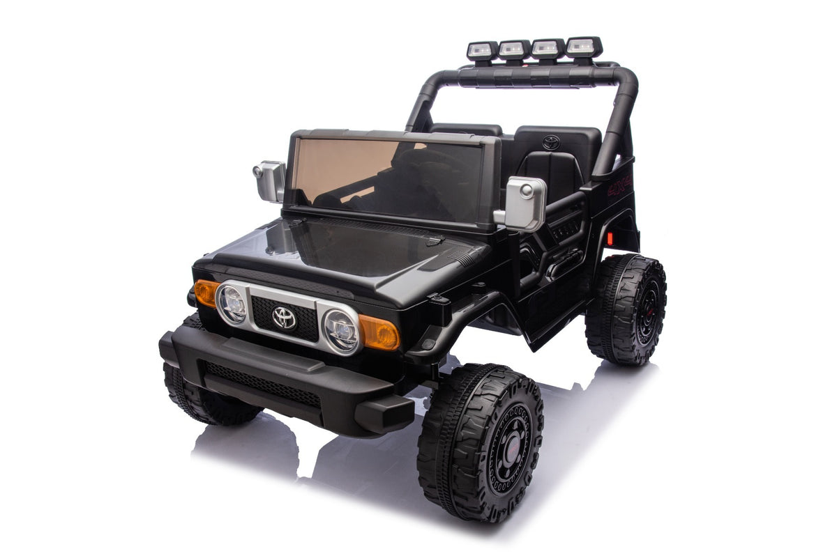 Toyota FJ Cruiser 24V – Voiture électrique enfant 2 places | Noir