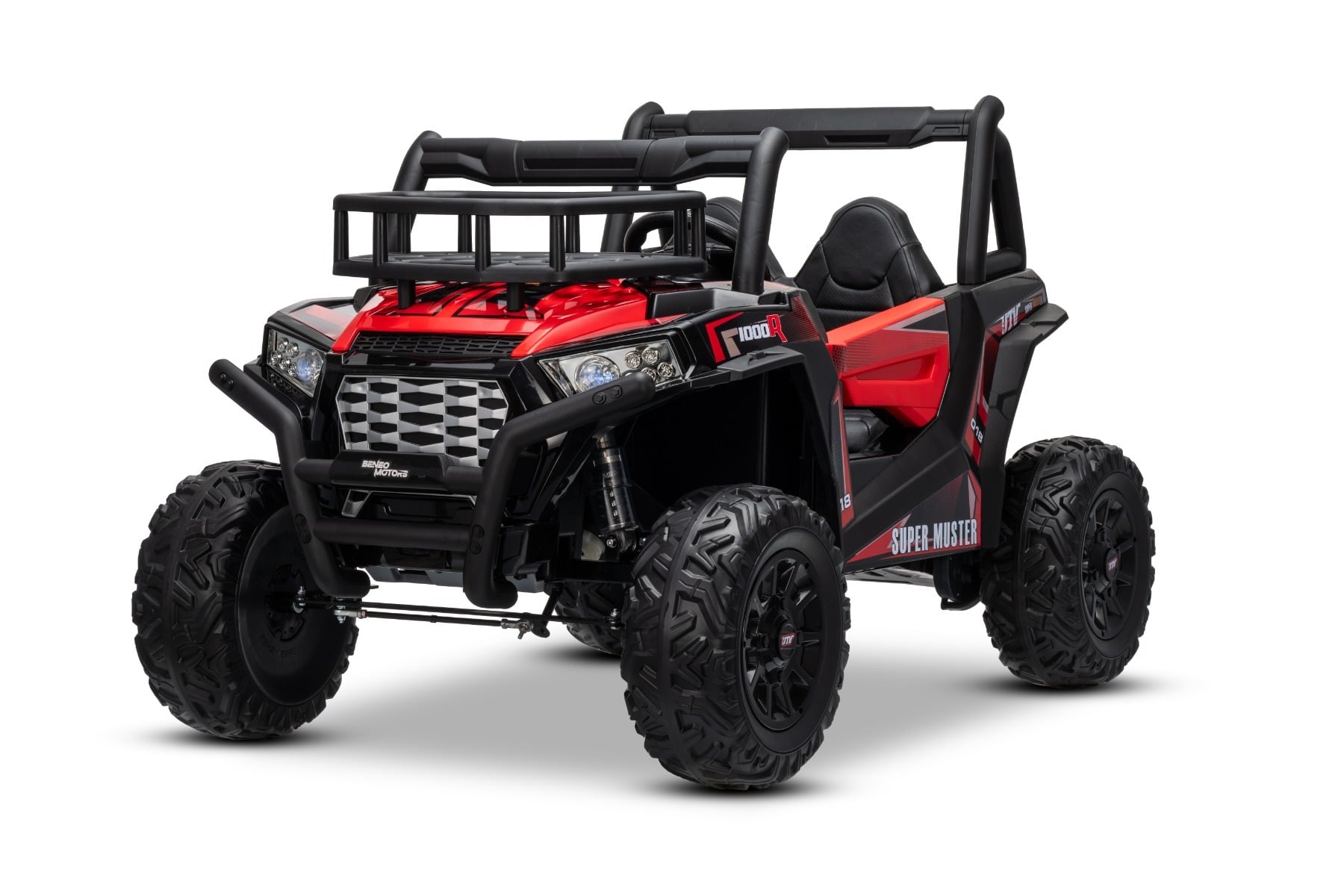 UTV 24V – Buggy électrique enfant 2 places | Rouge