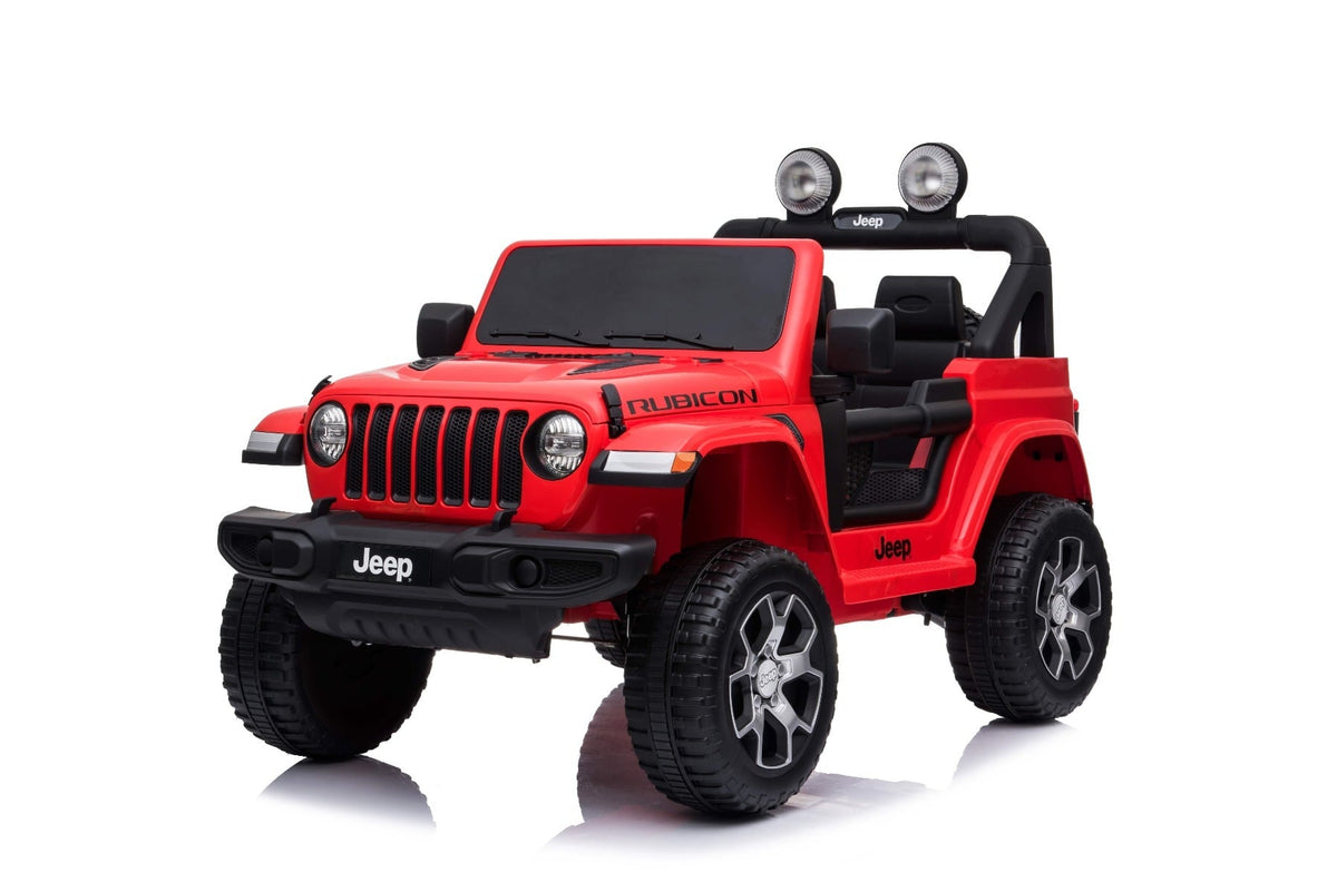JEEP Wrangler 12V – Voiture électrique enfant 2 places | Rouge