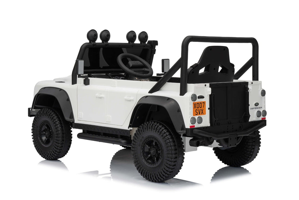 Land Rover Defender 110 SVX 12V – Voiture électrique enfant | Blanc