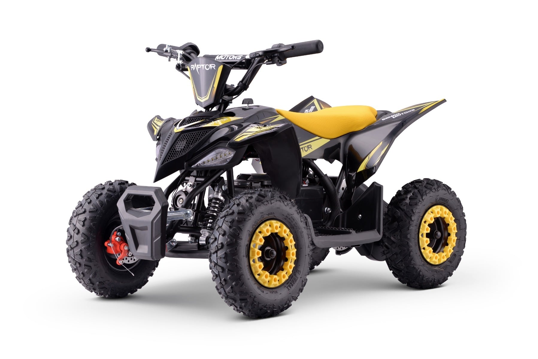 Raptor 800 W – Quad électrique enfant | Jaune