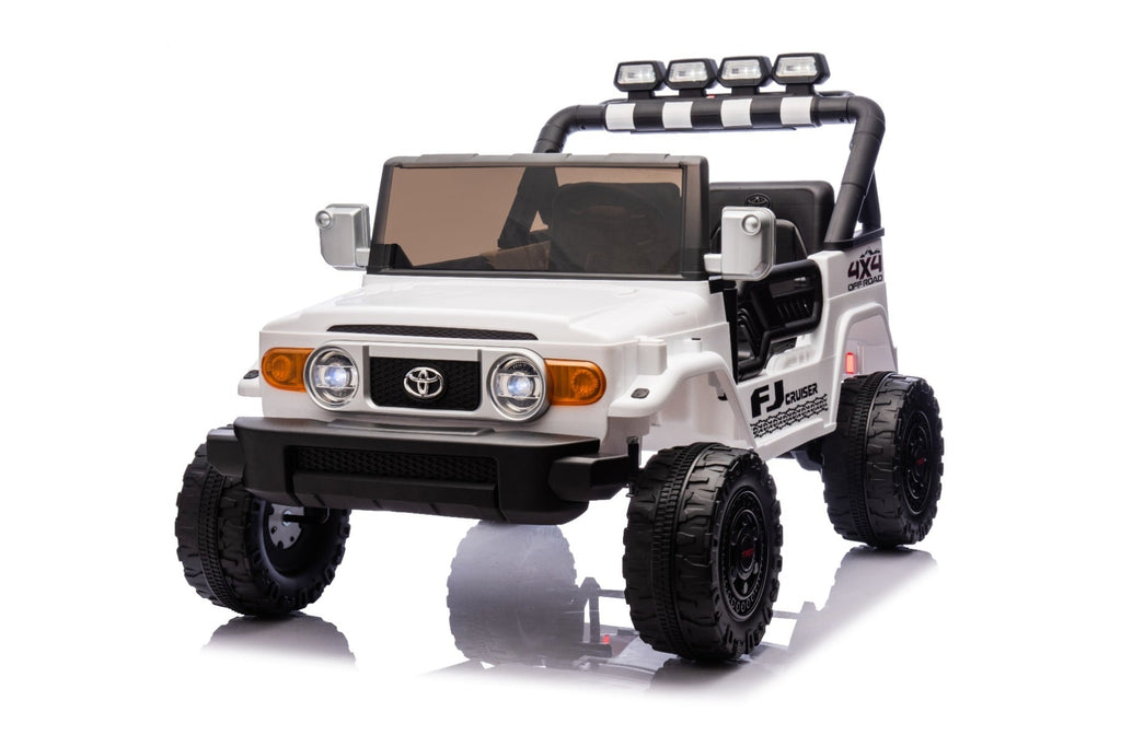 Toyota FJ Cruiser 24V – Voiture électrique enfant 2 places | Blanc