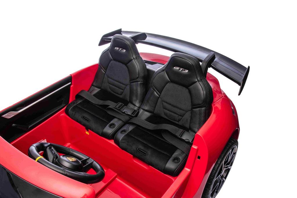 Porsche 911 GT3 24V – Voiture électrique enfant 2 places | Rouge