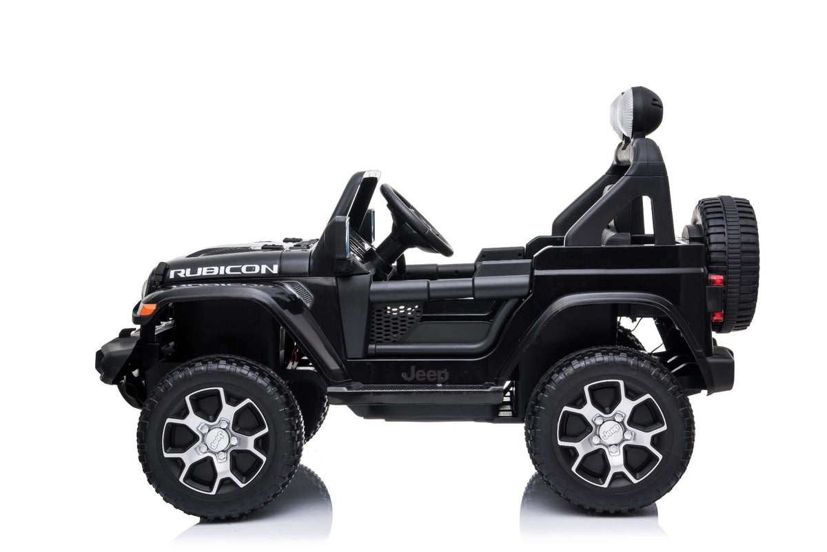 JEEP Wrangler 12V – Voiture électrique enfant 2 places | Noir