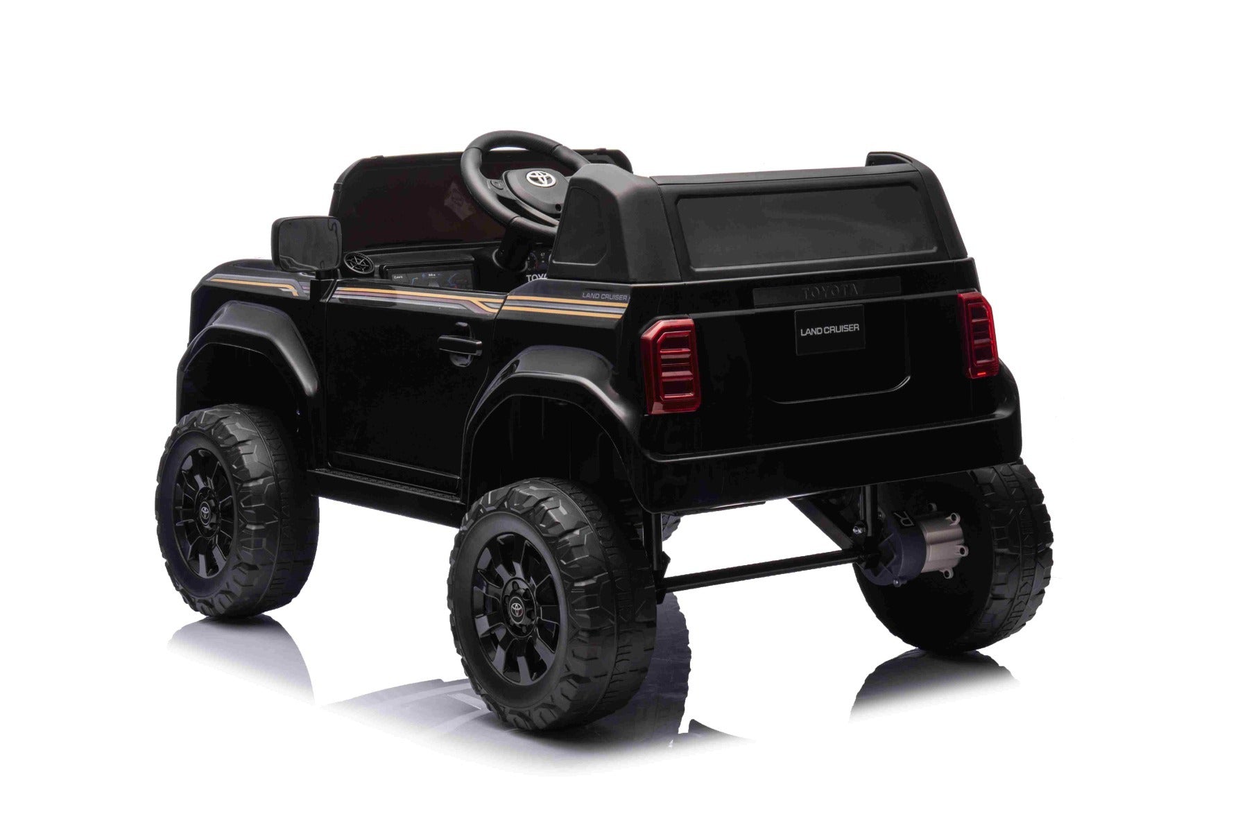 Toyota Land Cruiser 12V – Voiture électrique enfant | Noir
