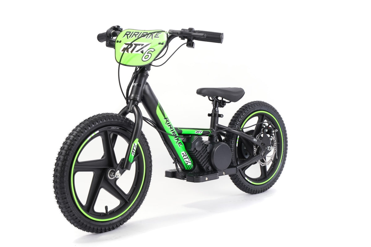 RIRIBIKE RTX6 16" 24V – Draisienne électrique enfant | Vert