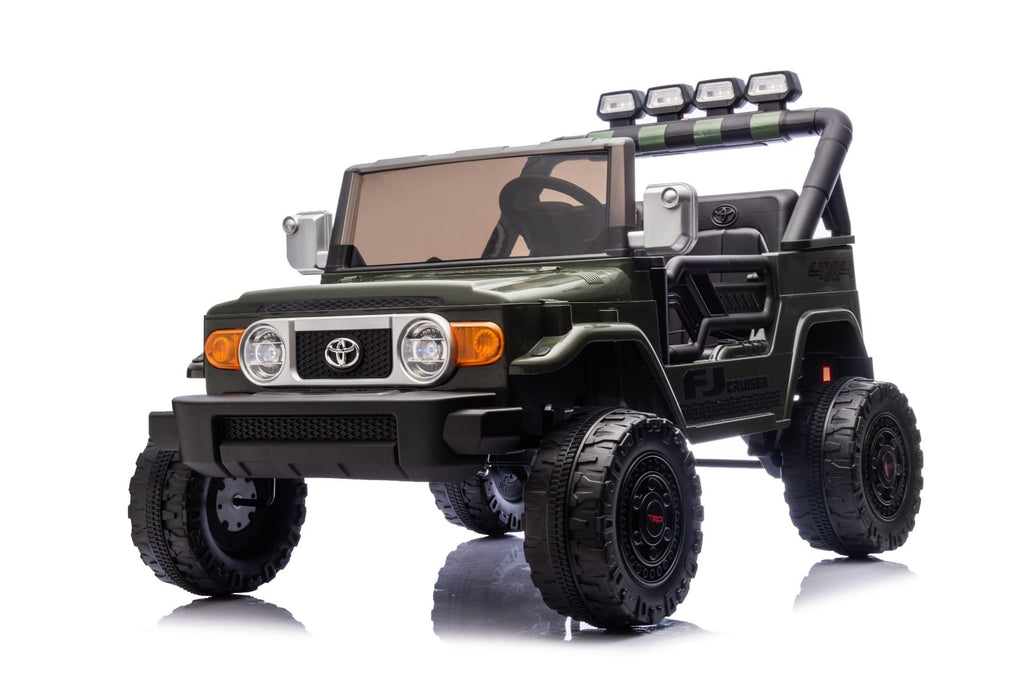 Toyota FJ Cruiser 24V – Voiture électrique enfant 2 places | Vert