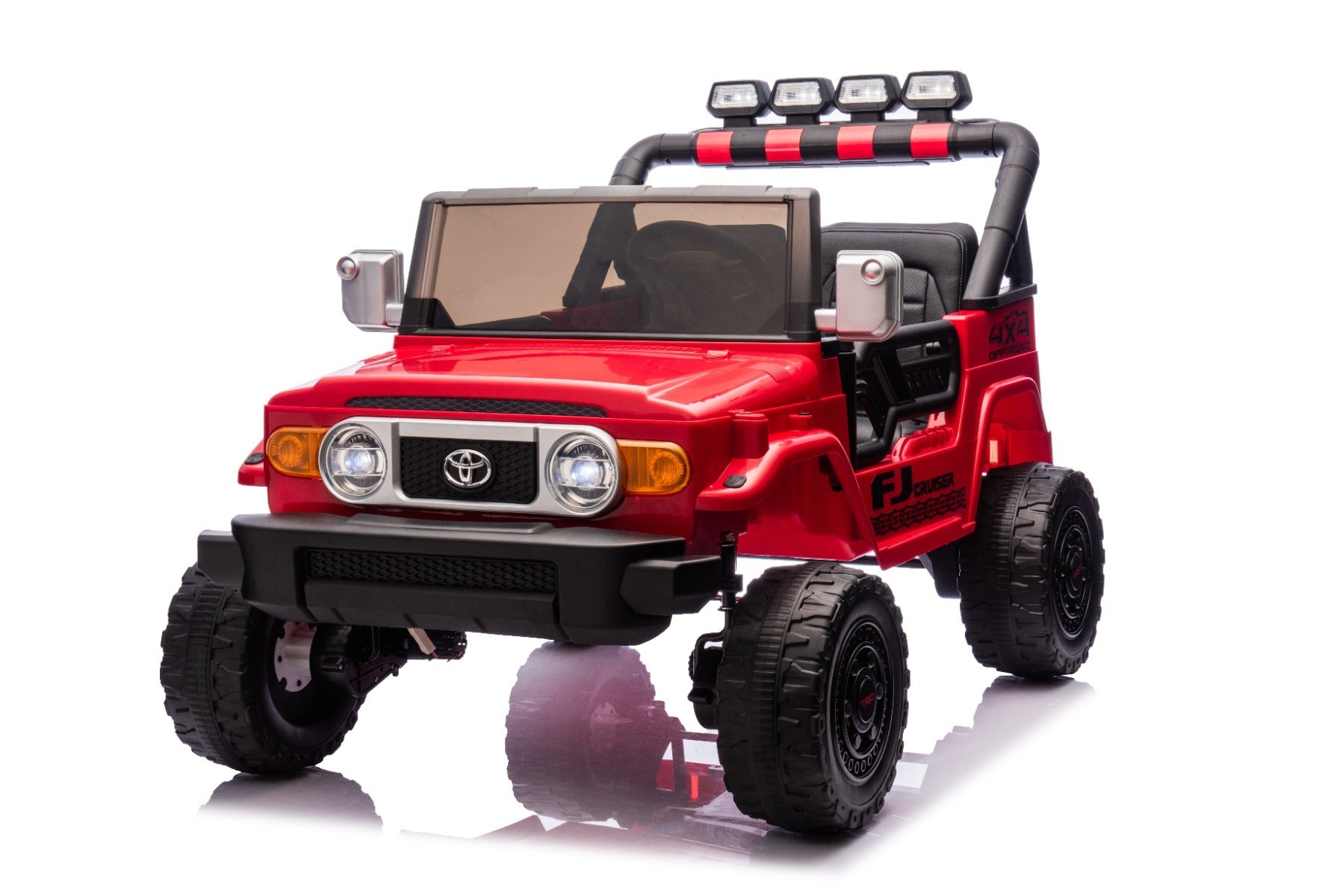 Toyota FJ Cruiser 24V – Voiture électrique enfant 2 places | Rouge