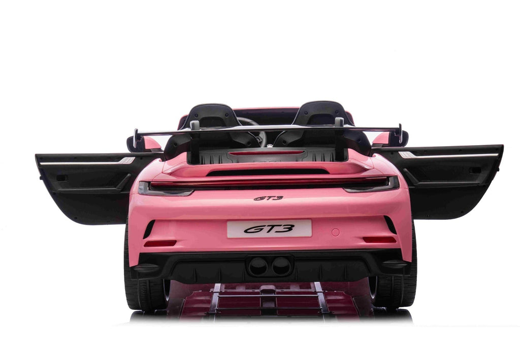 Porsche 911 GT3 24V – Voiture électrique enfant 2 places | Rose