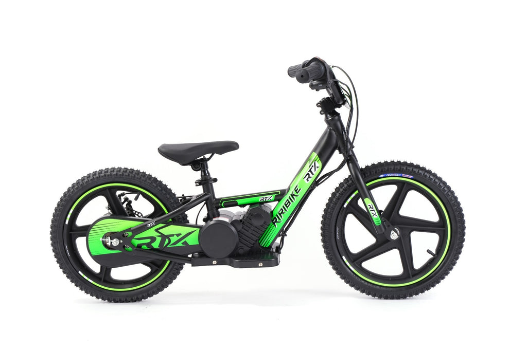 RIRIBIKE RTX6 16" 24V – Draisienne électrique enfant | Vert